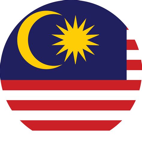 malaysia flag circle